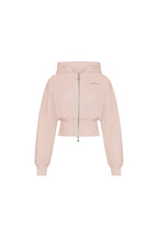 Pink Short Double Zipper High Waist Hoodie - ANN ANDELMAN