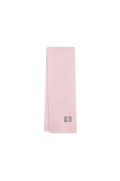 Pink Ski Series Knitted Scarf - ANN ANDELMAN
