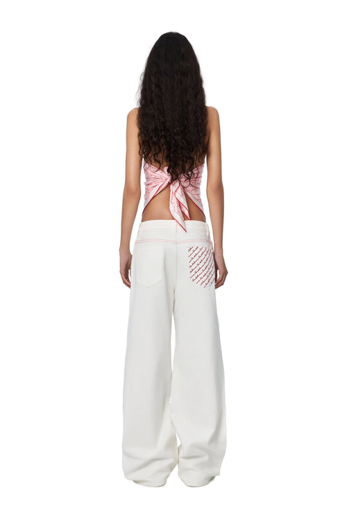 Pink Strapless Scarf - ANN ANDELMAN