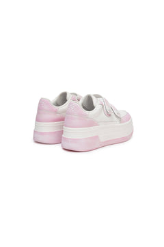 Pink Velcro Sneakers - ANN ANDELMAN