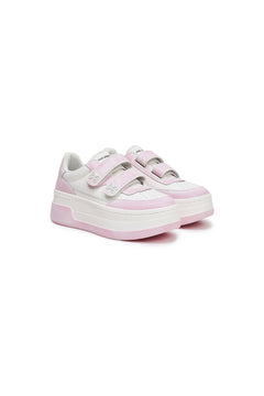 Pink Velcro Sneakers - ANN ANDELMAN