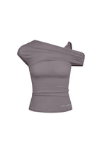 Platinum Grey Asymmetric T-Shirt - ANN ANDELMAN
