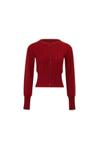 Red Twisted Knitted Sweater - ANN ANDELMAN