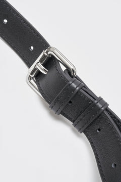 Rover Black Multi - pocket Ruffled Underarm Bag - ANN ANDELMAN