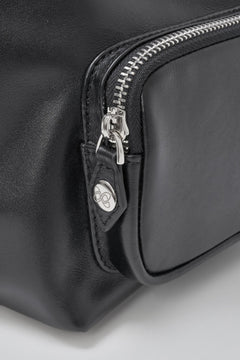 Rover Black Multi - pocket Ruffled Underarm Bag - ANN ANDELMAN