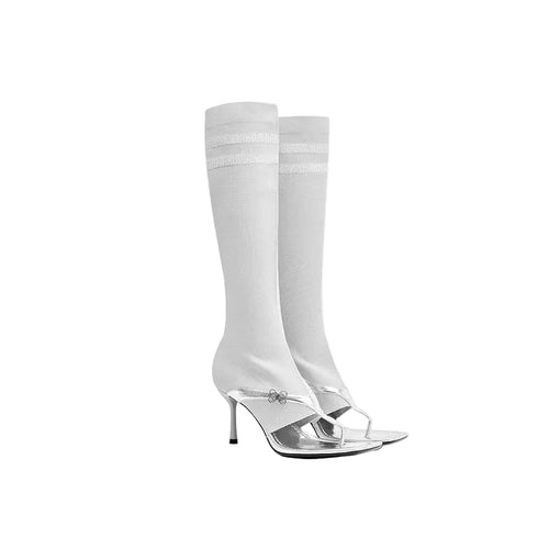 Silver-gray Stockings and High Heels - ANN ANDELMAN