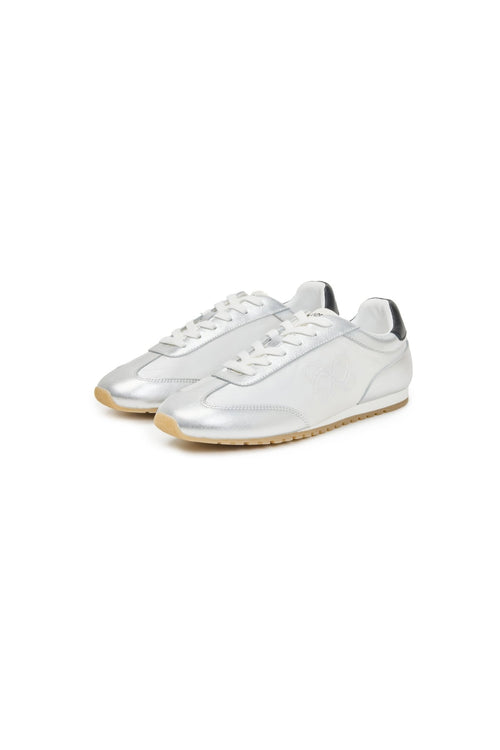 Silver Minimalist Cortez Shoes - ANN ANDELMAN