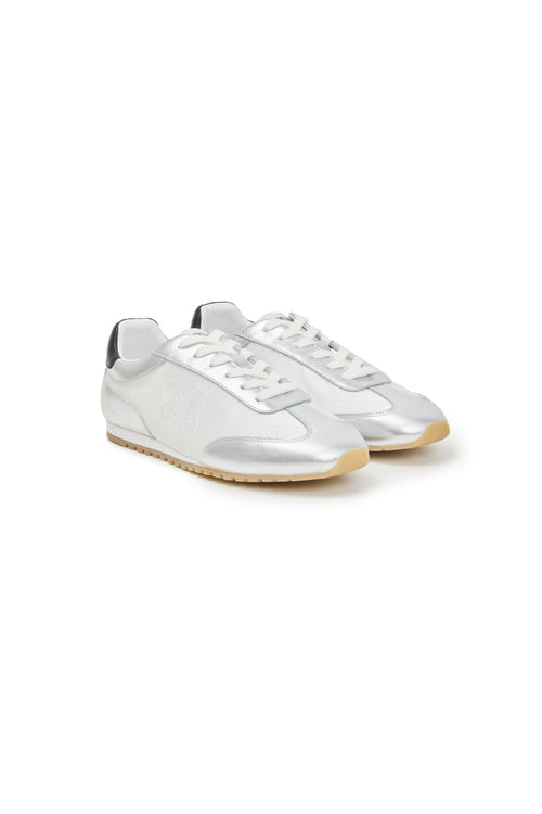 Silver Minimalist Cortez Shoes - ANN ANDELMAN