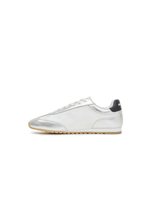 Silver Minimalist Cortez Shoes - ANN ANDELMAN