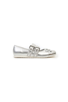 Silver Minimalist Flat with Adjustable - strap - ANN ANDELMAN