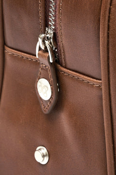 Terra Coffee Crossbody Handbag - ANN ANDELMAN