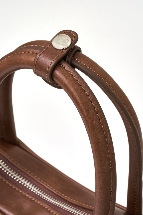 Terra Coffee Crossbody Handbag - ANN ANDELMAN