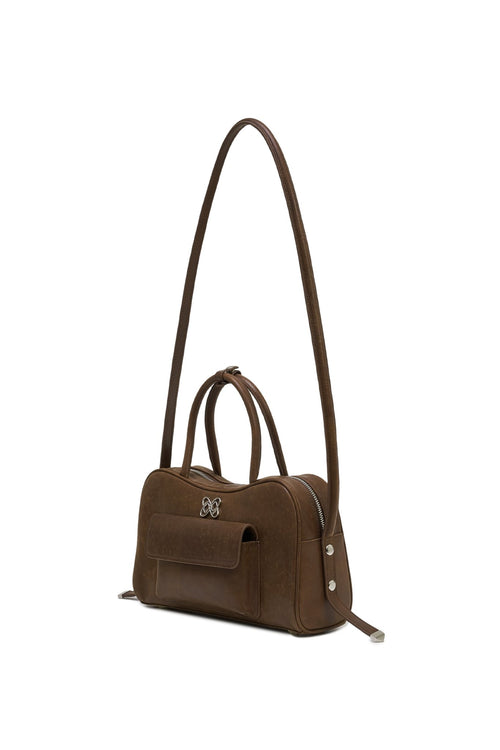 Terra Coffee Crossbody Handbag - ANN ANDELMAN