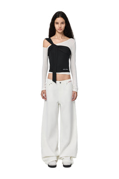 White 520 Embroidered Pockets Jeans - ANN ANDELMAN