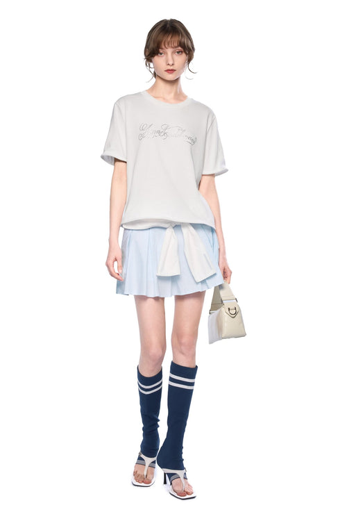 White Casual T-Shirt - ANN ANDELMAN