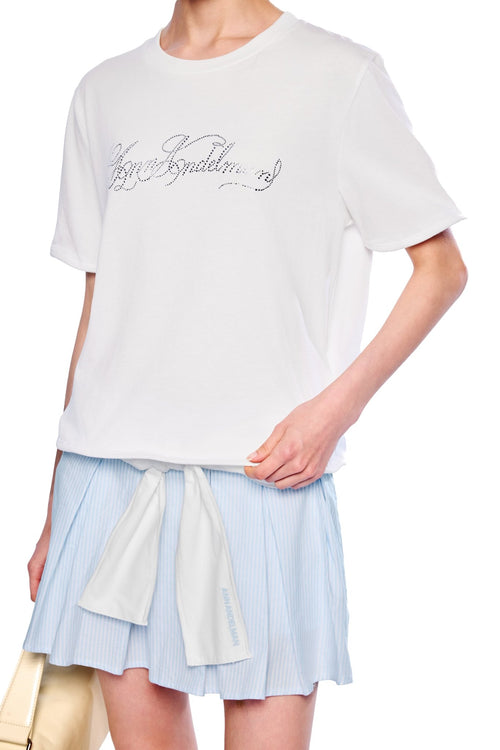 White Casual T-Shirt - ANN ANDELMAN