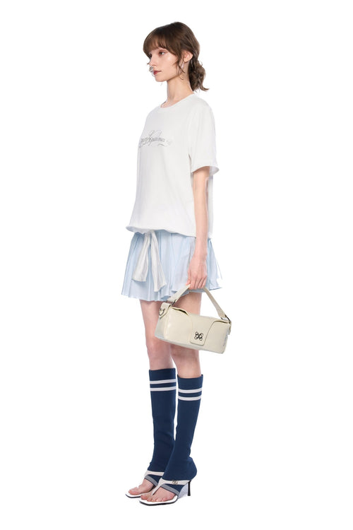 White Casual T-Shirt - ANN ANDELMAN