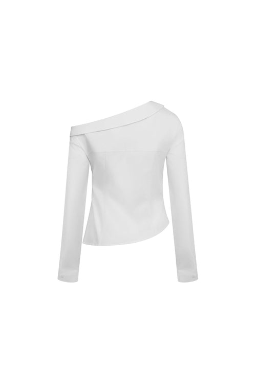 White Deconstructed Shirt - ANN ANDELMAN
