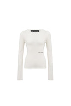 White Faux Two - piece Slim - fit Knit Top - ANN ANDELMAN