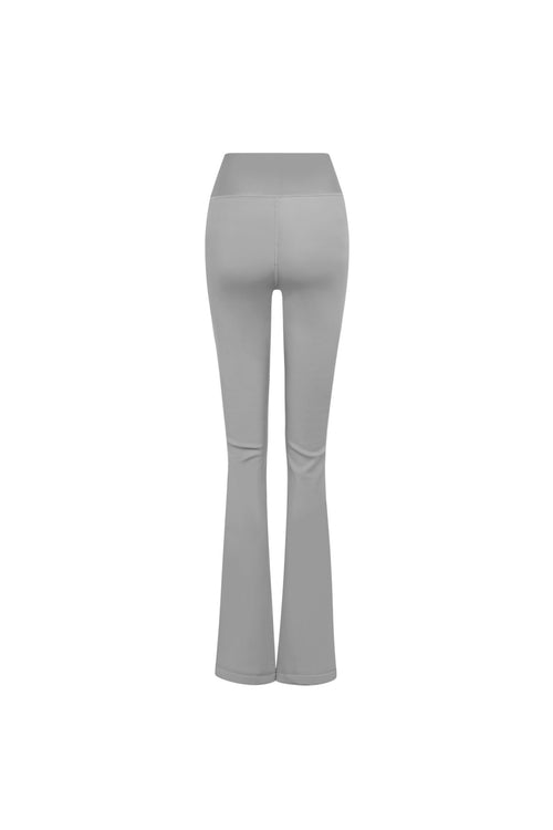White Flared Yoga Pants - ANN ANDELMAN