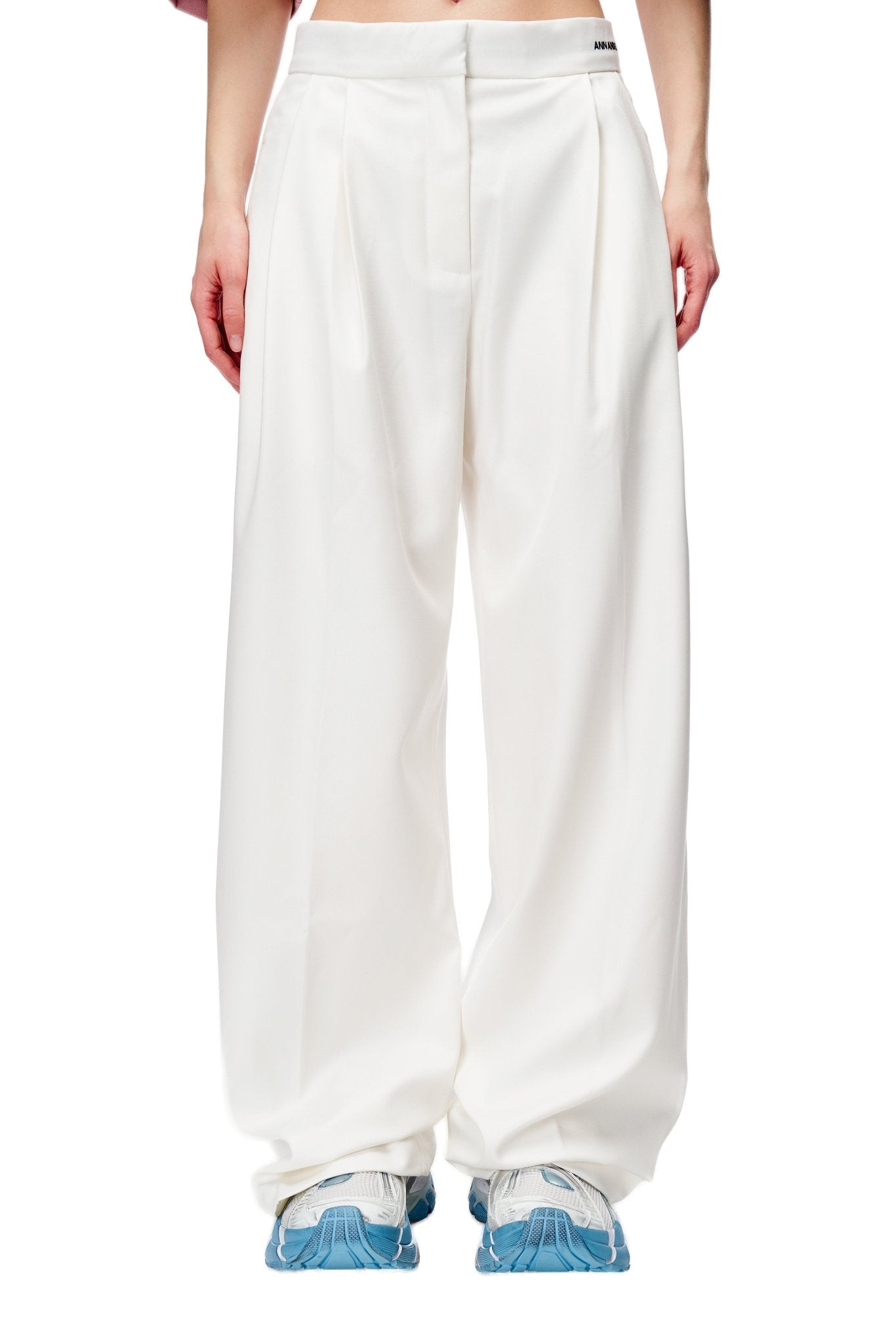 dress pants loose fit Women's High Waist Wide Leg Dress Pants Slimming Versatile Loose Fit Casual Trousers