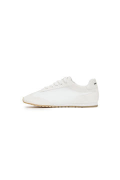 White Minimalist Cortez Shoes - ANN ANDELMAN
