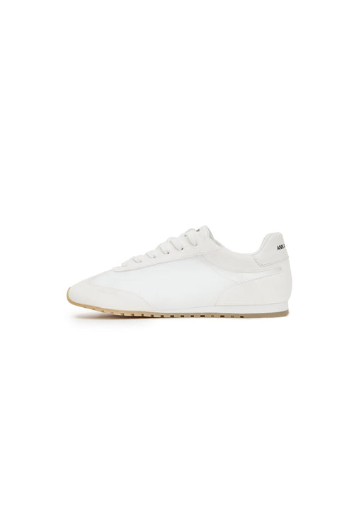 White Minimalist Cortez Shoes - ANN ANDELMAN