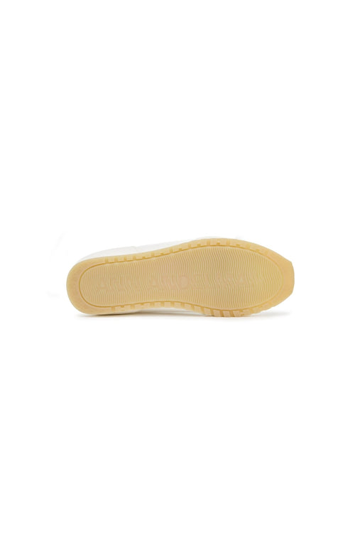 White Minimalist Cortez Shoes - ANN ANDELMAN