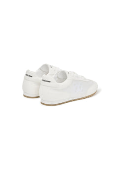 White Minimalist Cortez Shoes - ANN ANDELMAN