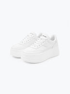 White Platform Sneaker - ANN ANDELMAN