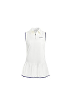 White POLO Collar Golf Dress - ANN ANDELMAN