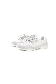 White Retro Shoes - ANN ANDELMAN