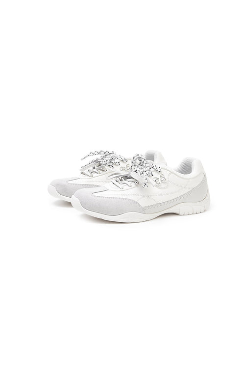 White Retro Shoes - ANN ANDELMAN