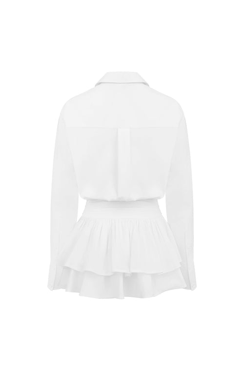 White Shirt Dress - ANN ANDELMAN