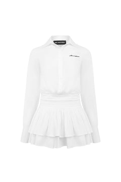 White Shirt Dress - ANN ANDELMAN