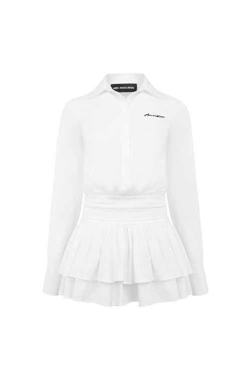 White Shirt Dress - ANN ANDELMAN