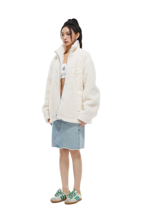 White Stand A Teddy Coat - ANN ANDELMAN