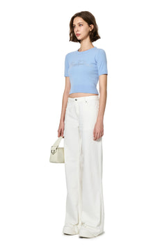 White Straight - Leg Jeans - ANN ANDELMAN