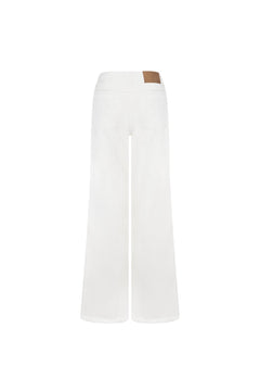 White Straight - Leg Jeans - ANN ANDELMAN