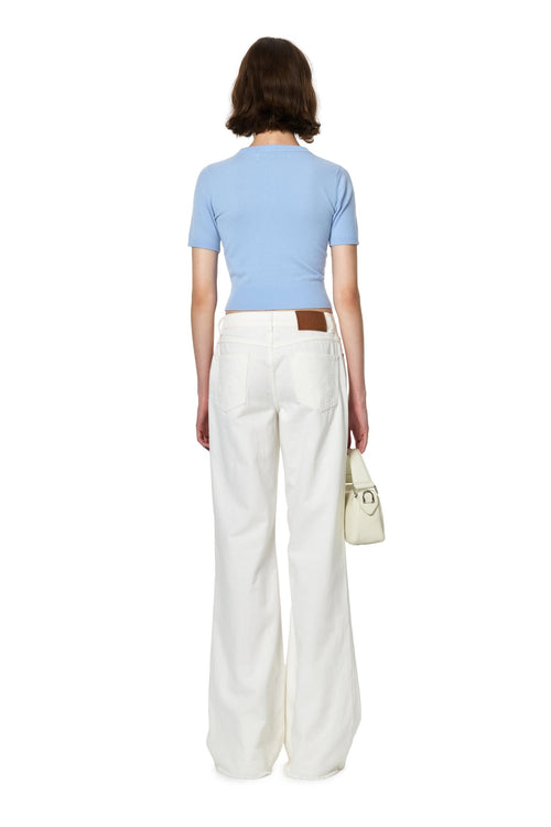 White Straight - Leg Jeans - ANN ANDELMAN
