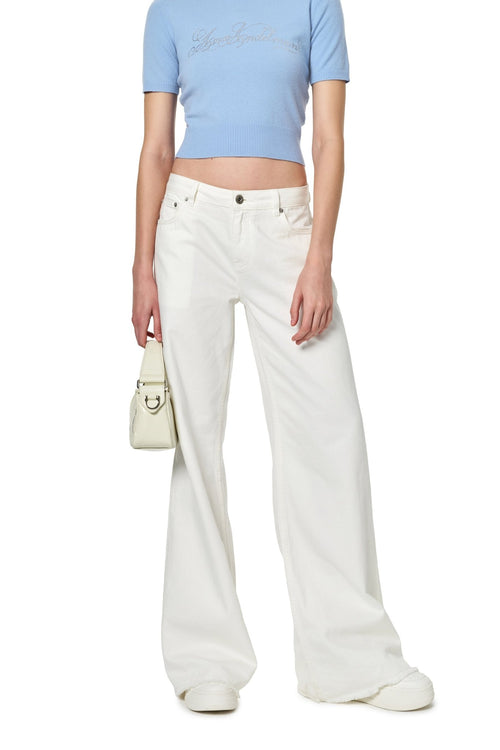 White Straight - Leg Jeans - ANN ANDELMAN