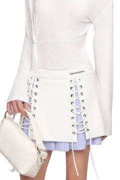 White Tie Bow Skirt - ANN ANDELMAN