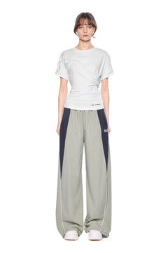 White Twist Fold T-shirt - ANN ANDELMAN