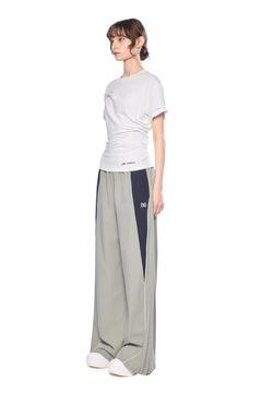White Twist Fold T-shirt - ANN ANDELMAN