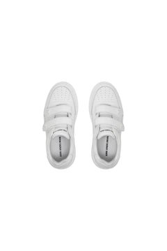White Velcro Sneakers - ANN ANDELMAN