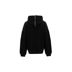 Black Metal LOGO Zipper Sweatshirt