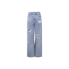 Blue Logo Jeans