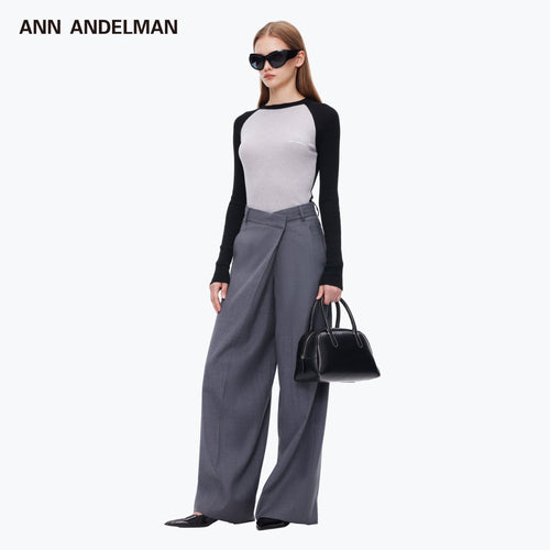 Black and Grey Long Sleeve - ANN ANDELMAN