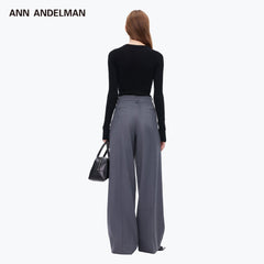 Black and Grey Long Sleeve - ANN ANDELMAN