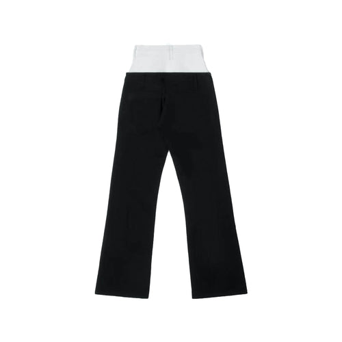 Black Double-Waist Jeans - ANN ANDELMAN